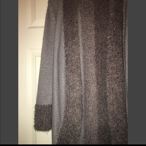 ☁️☁️Comfy, Sparkly Open Front Cardigan ☁️☁️ - Picture 5 of 8